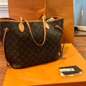 Authentic Louis Vuitton Neverfull MM